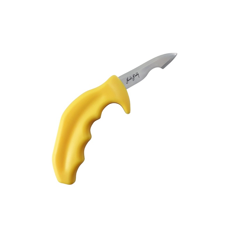 Swissmar Shucker Paddy Oyster Knife Short Blade Yellow