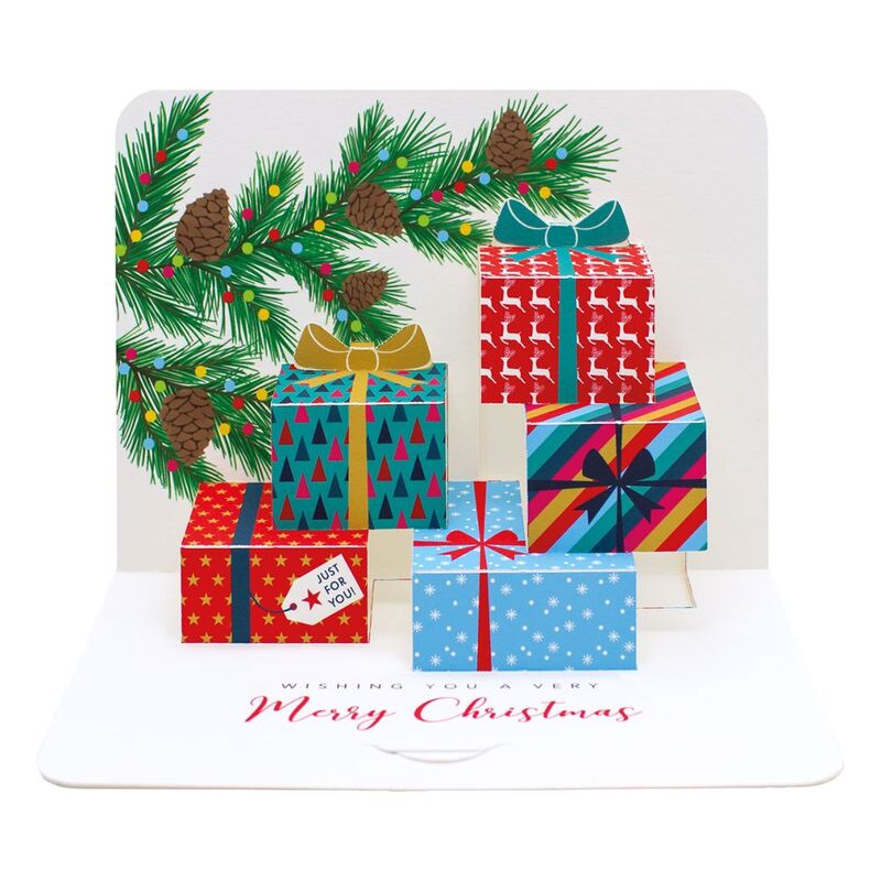 Pinak Presents Under The Tree - (Set Of 5) Greeting Card