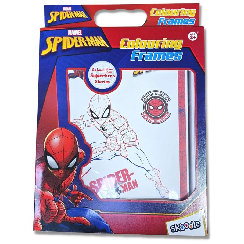 Skoodles Marvel Spiderman Colouring Frames