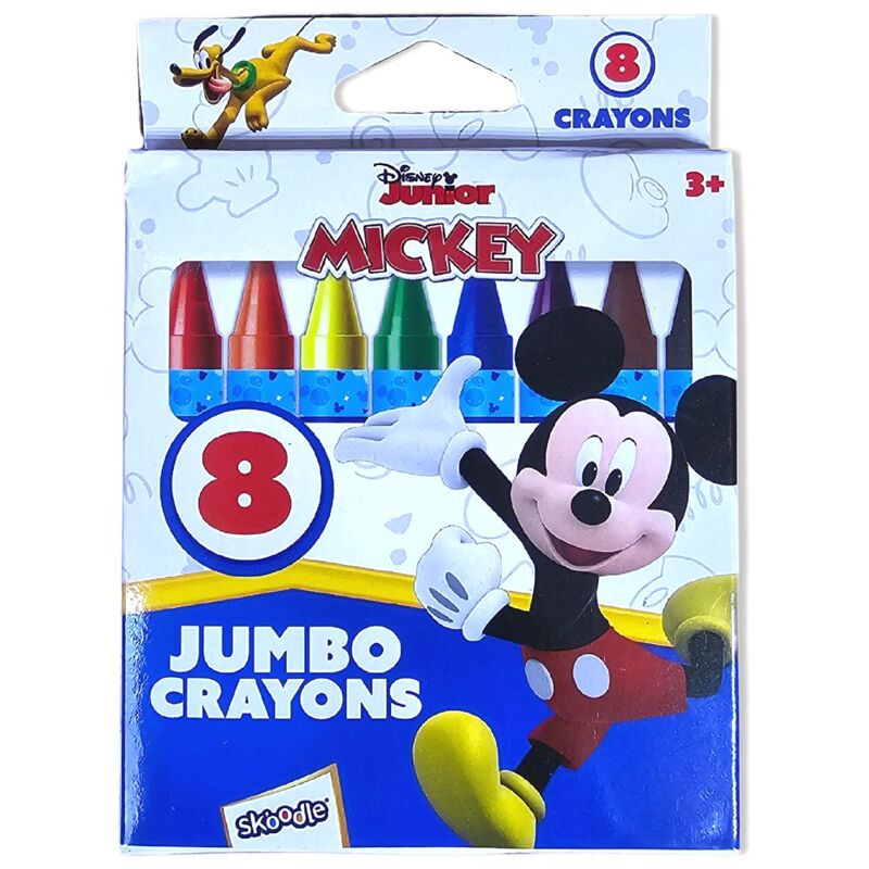 Skoodles Disney Micky Mouse - (Set Of 8) Crayons