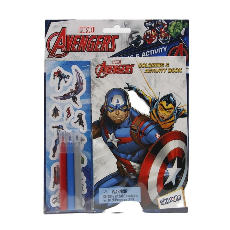 Skoodles Marvel Marvel Avengers Coloring & Activity Pack