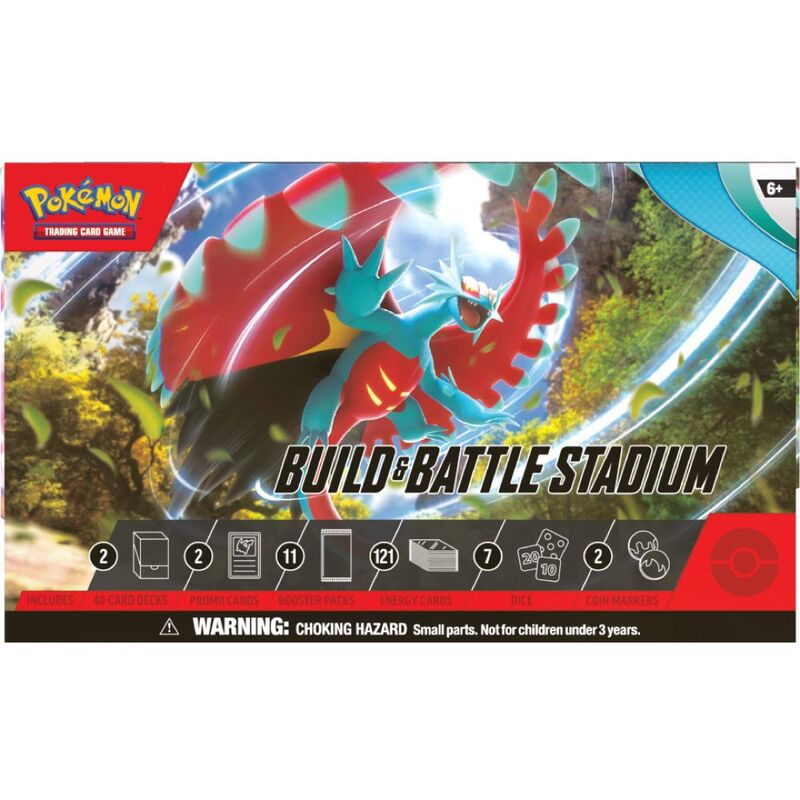 Pokémon TCG Scarlet And Violet 04 Paradox Rift Build And Battle Stadium Box
