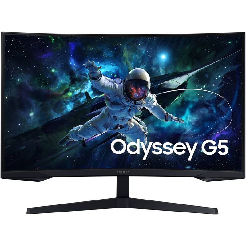 Samsung Odyssey G5 G55C 1MS-165Hz/ QHD 32-Inch Curved Gaming Monitor - LS32CG552 - Black