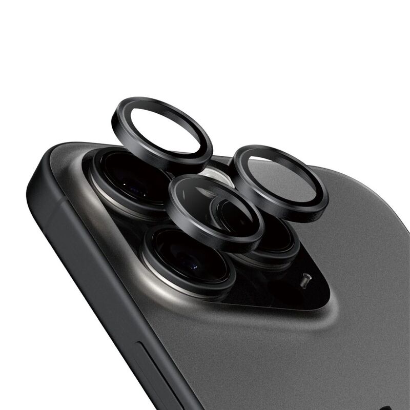 Panzerglass Hoops Camera Lens Protector - iPhone 15 Pro Max/ iPhone 15 Pro - Black Titanium