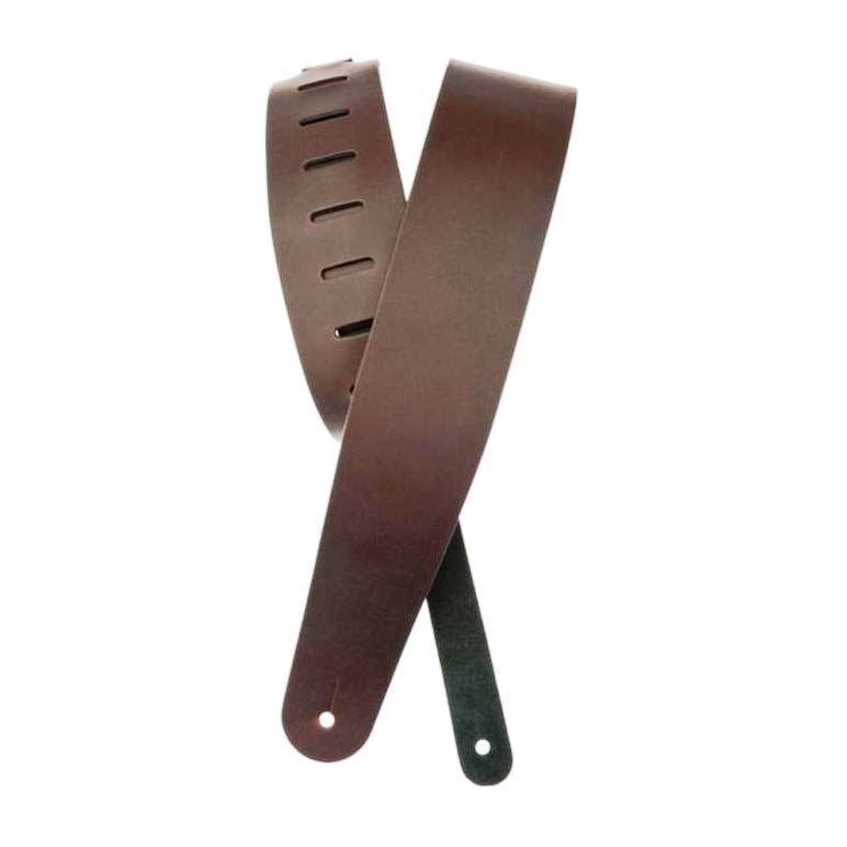 D'Addario Deluxe Leather Guitar Strap 25L01-DX - Brown
