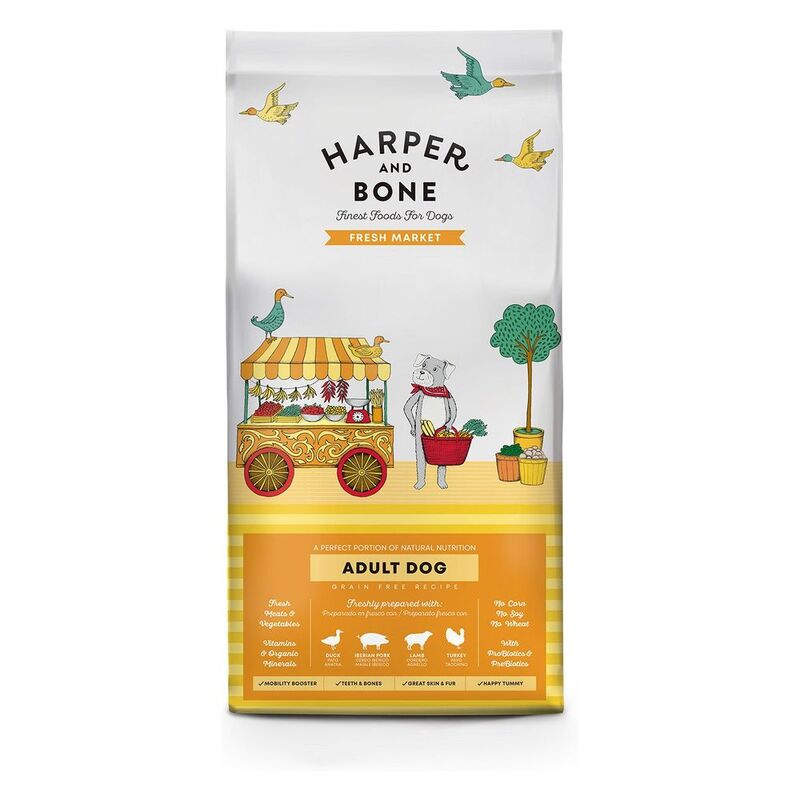 Harper & Bone Grain Free Adult Dog Medium/Large Fresh Market 12kg