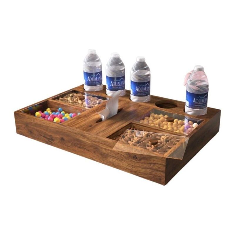 HilalFul Wooden Coffee Table Organizing Tray - Large