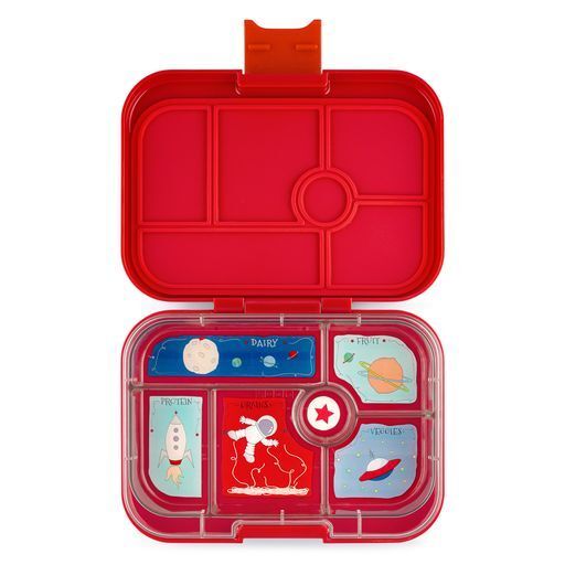 Yumbox Original Leakproof 6-Compartment Bento Box - Road Red / Rocket