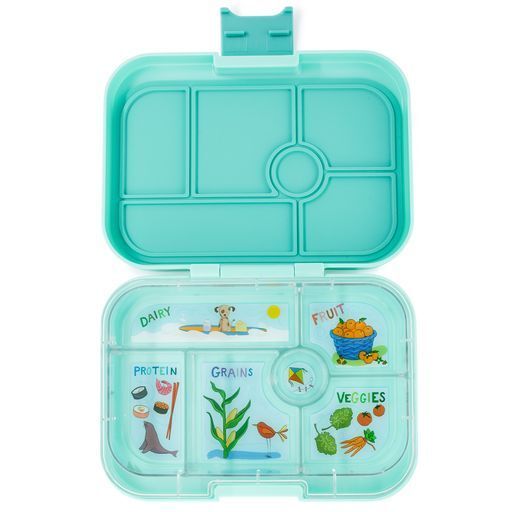 Yumbox Original Leakproof 6-Compartment Bento Box - Surf Green