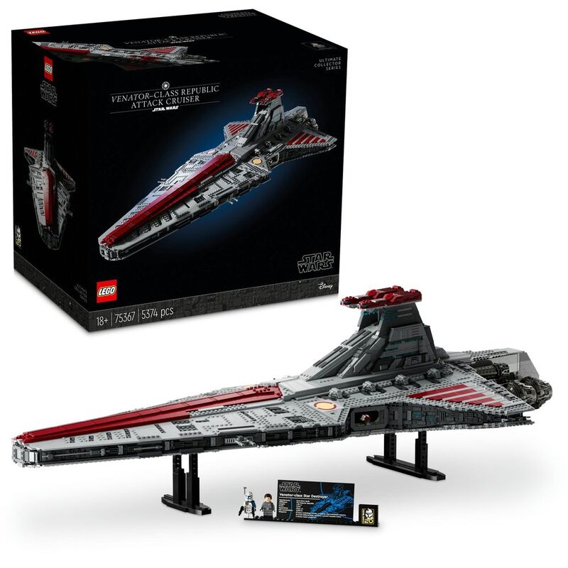 LEGO Star Wars Venator-Class Republic Attack Cruiser 75367 (5374 Pieces)