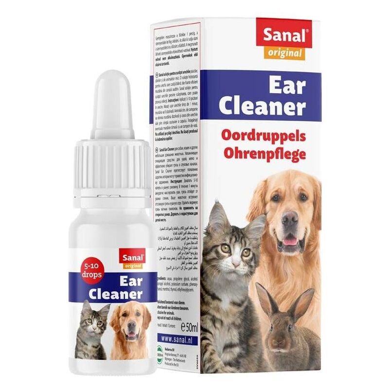 Sanal Dog & Cat Ear Cleaner Dog/Cat 50ml