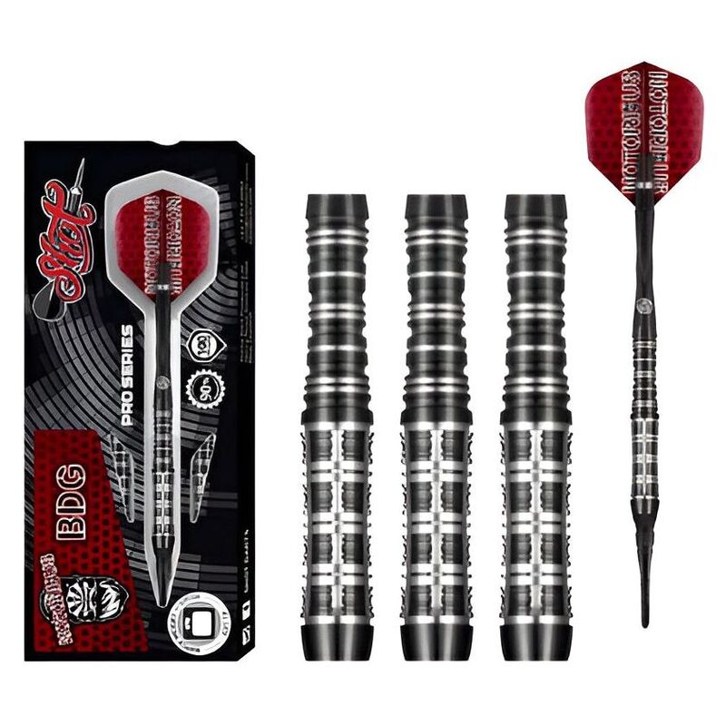 Shot Darts Pro Series Notorious BDG 90% Tungsten Soft Tip Dart Set 20gm