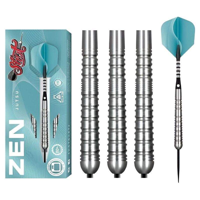 Shot Darts Zen Jutsu 80% Tungsten Steel Tip Dart Set 25 gm
