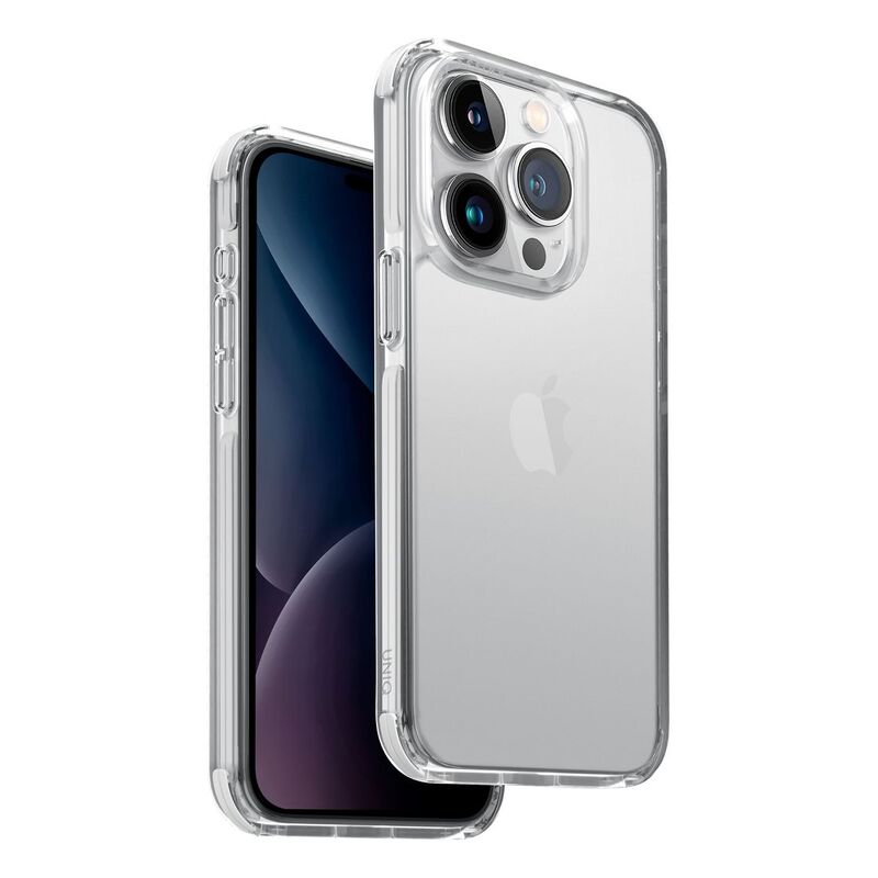 UNIQ Hybrid iPhone 15 Pro Max Case - Combat - Blanc