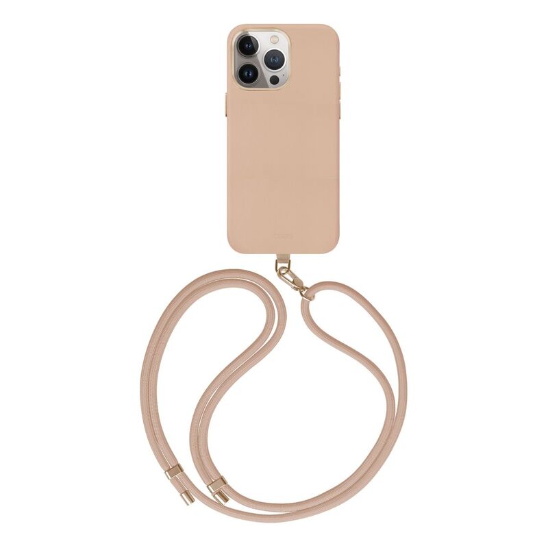 UNIQ Coehl iPhone 15 Pro Case - Magnetic Charging Muse - Dusty Nude