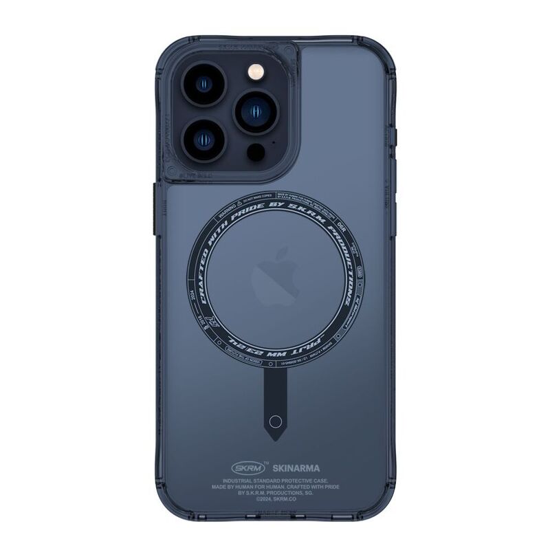 SkinArma iPhone 15 Pro Case - Saido Mag-Charge - Blue