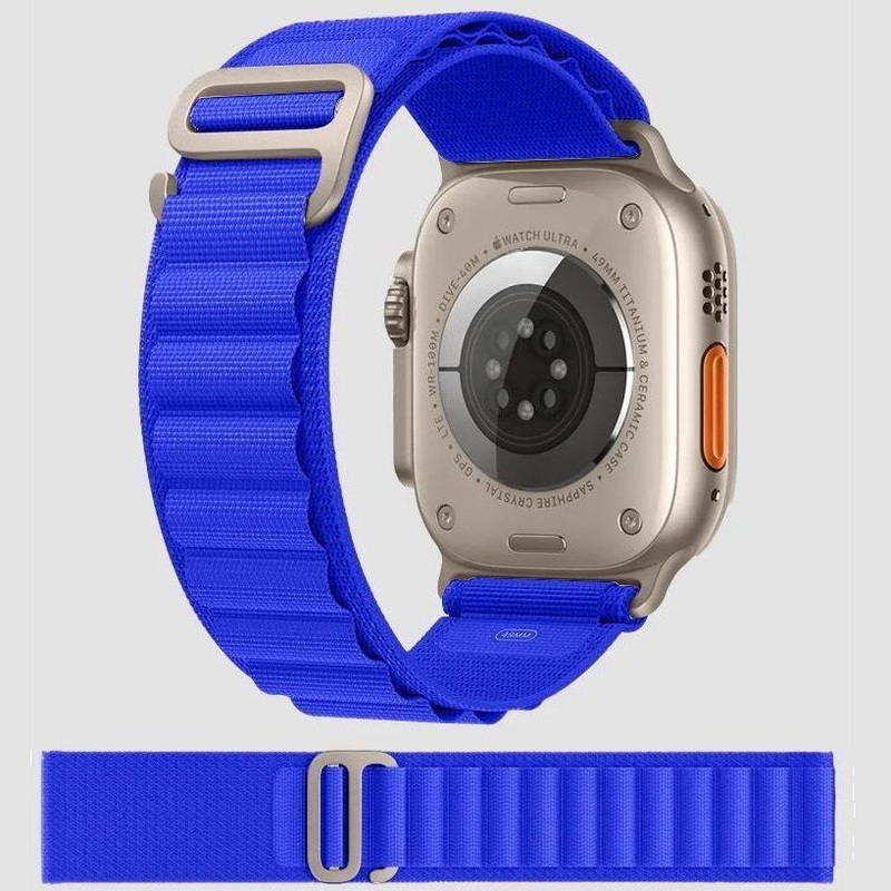 Gripp Alpine Loop Nylon Apple Watch Ultra Band 49mm - Blue