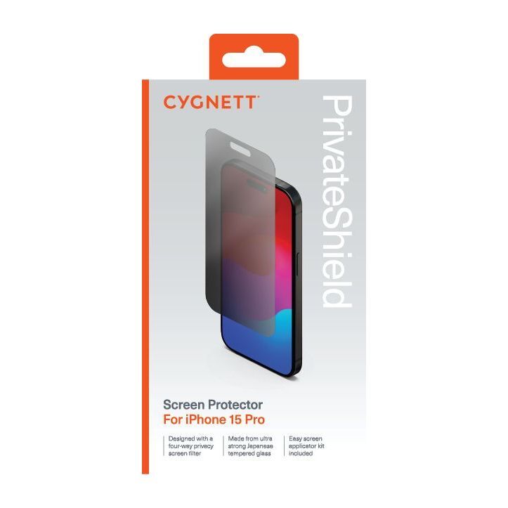 Cygnett Gorilla Glass Screen Protector For iPhone 15 Pro