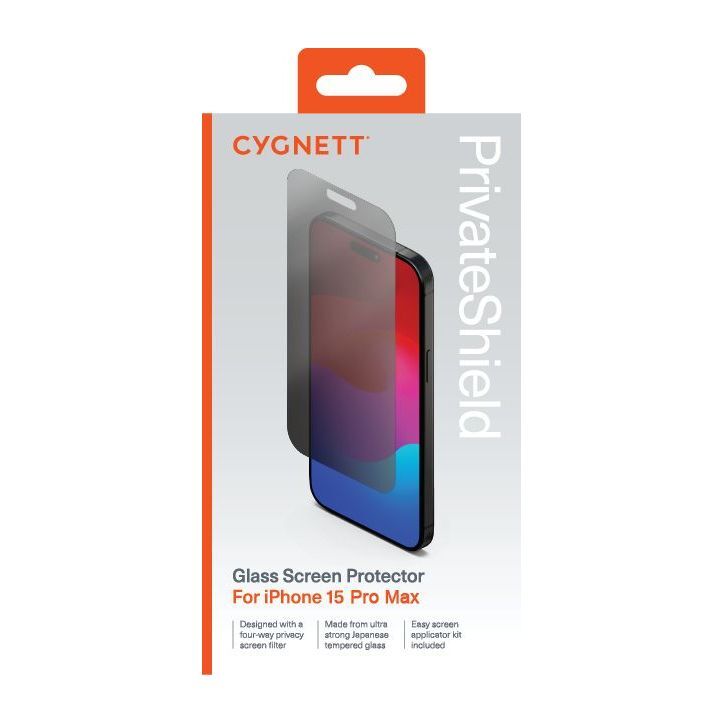 Cygnett Gorilla Glass Screen Protector For iPhone 15 Pro Max