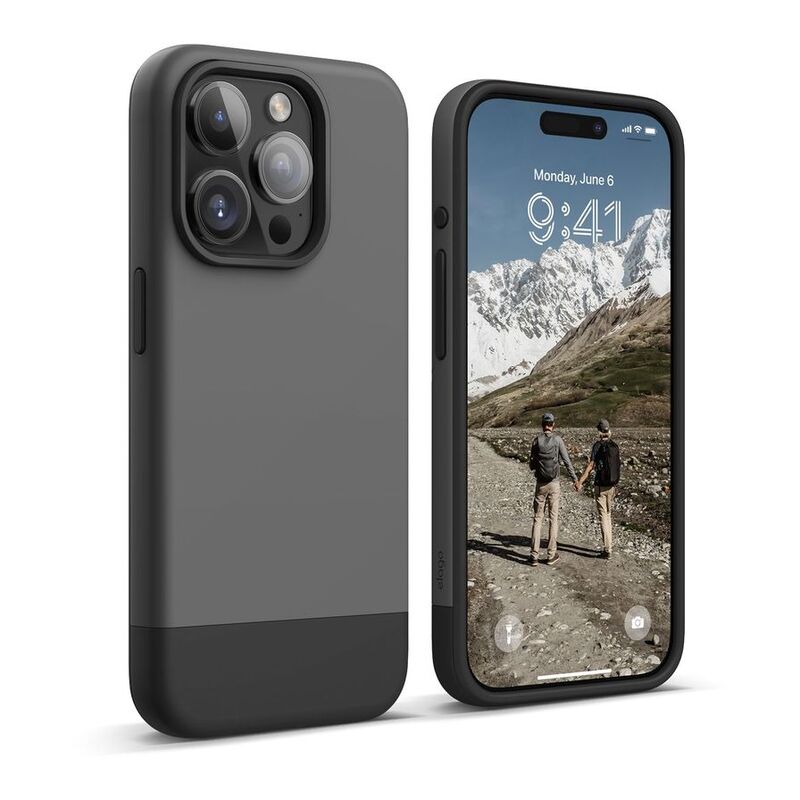 Elago MagSafe Glide Case For iPhone 15 Pro - Dark Grey/Black