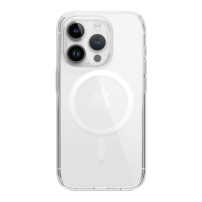 Elago MagSafe Hybrid Clear Case For iPhone 15 Pro - White