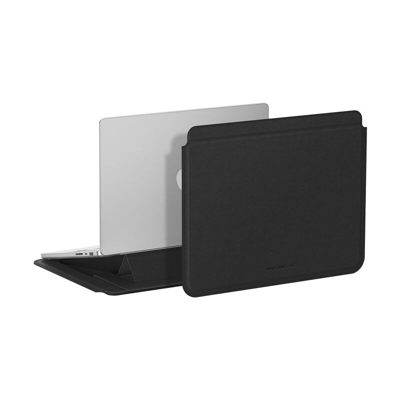 AmazingThing Matte Pro Mag Sleeve With Stand For Macbook Pro 13/14" Macbook Air 13/13.6" & 14" Laptops - Black