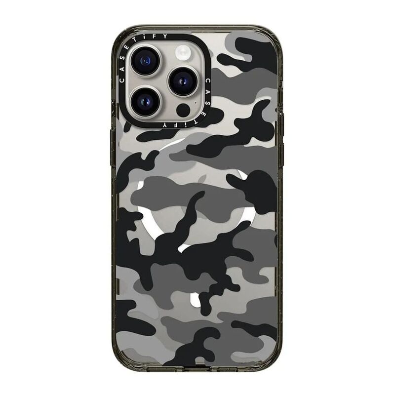 Casetify iPhone 15 Pro Max Impact Case With MagSafe - Camo Over Black