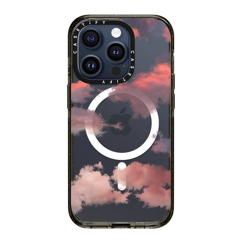 Casetify iPhone 15 Pro Impact Case With MagSafe - Clouds
