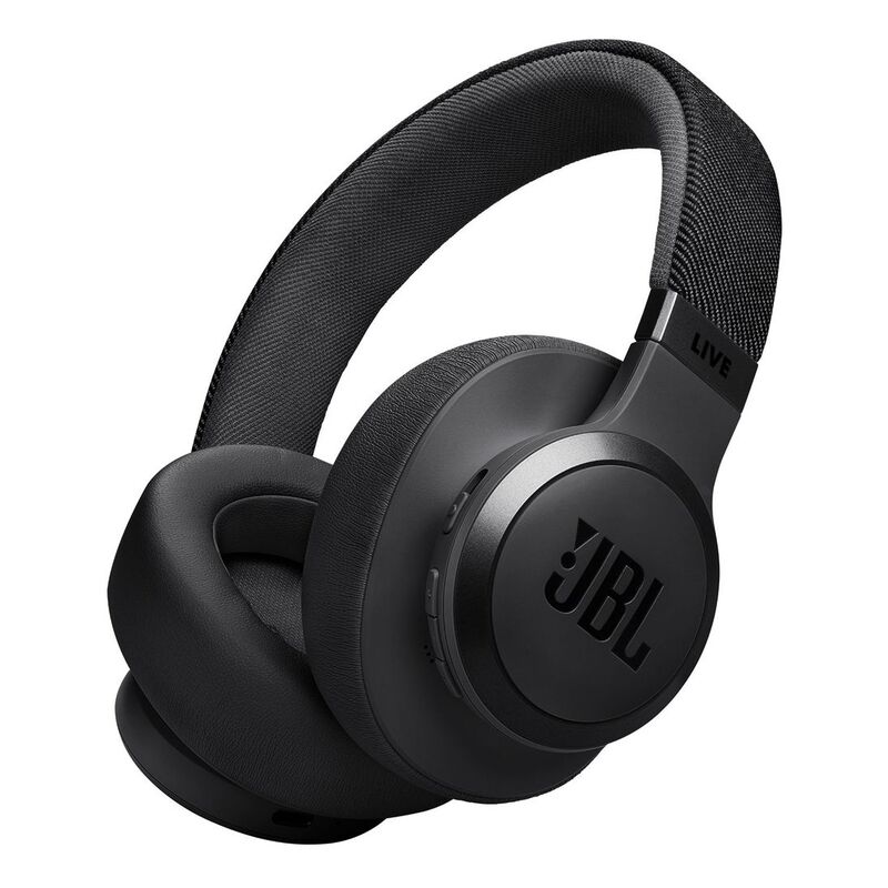 JBL LIVE 770NC Wireless Over-Ear Headphones with True Adaptive Noise Cancelling - Black