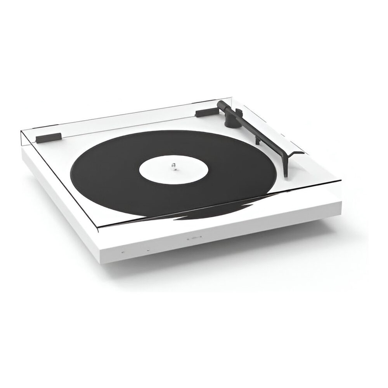 Tone Factory Turntable with Dustcover - White Satin