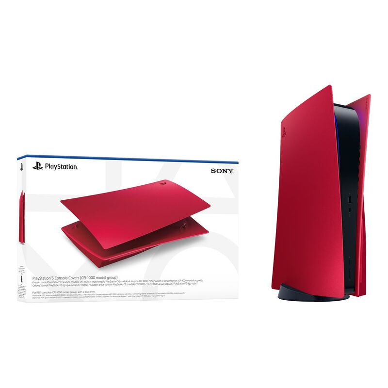 Sony PlayStation 5 Console Cover - Volcanic Red