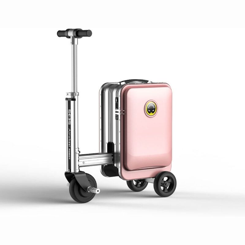 Airwheel SE3S Rideable Suitcase Electric Luggage Scooter Carry-On - Pink