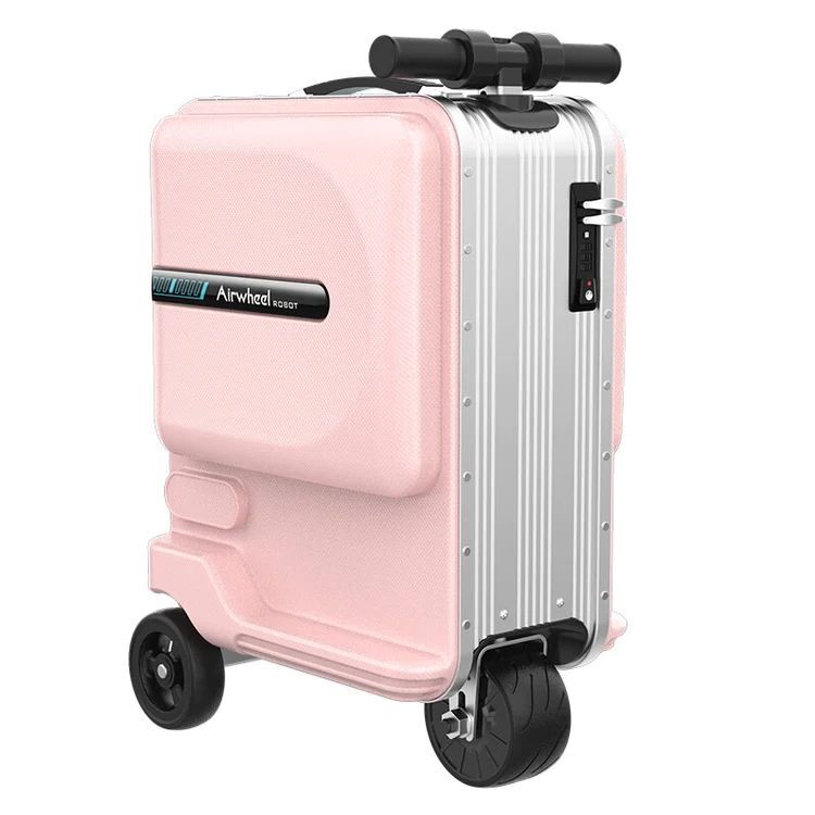 Airwheel SE3 miniT Rideable Suitcase Electric Luggage Scooter Carry-On - Pink