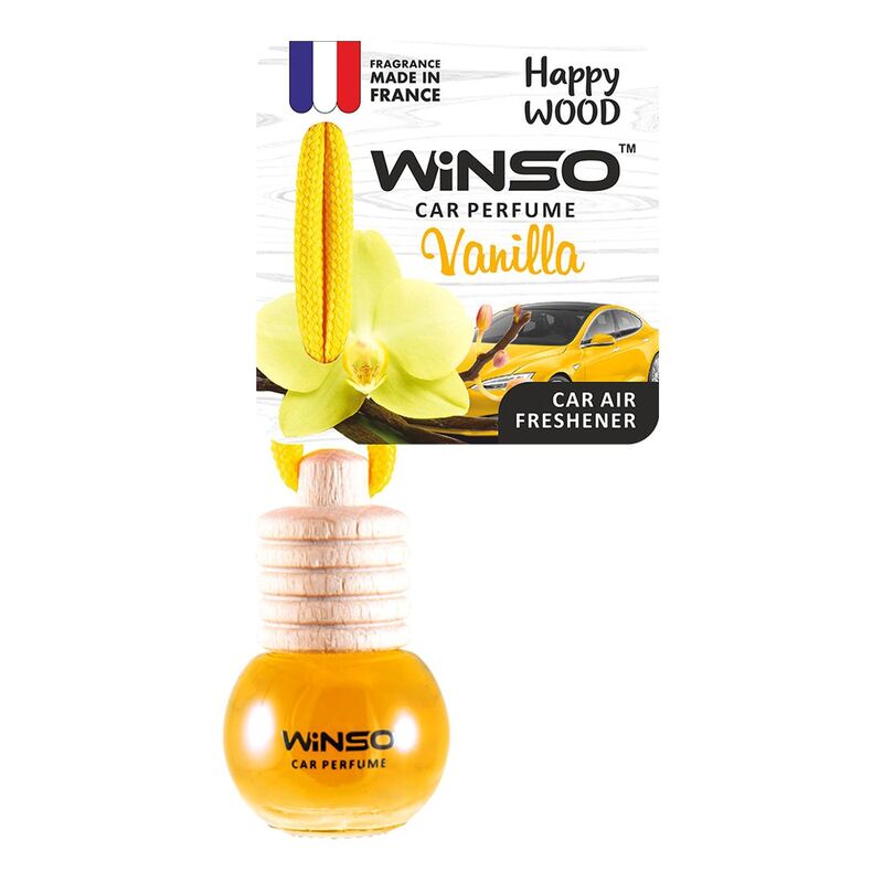 Winso Happy Wood Car Air Freshener - Vanilla C160 5.5 ml