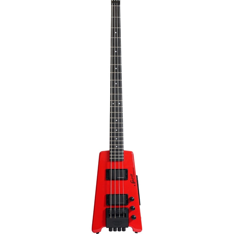 Steinberger XTSTD4HR1 XT-2 Standard Outfit Bass with HB pickups - DoubleBall Bass Bridge - Hot Rod Red - Included Deluxe Gigbag