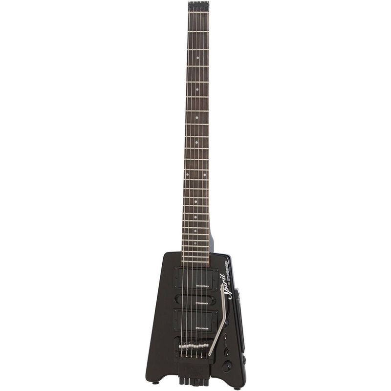 Steinberger GTPROBK1 Spirit GT-PRO Deluxe Outfit Travel Guitar - Black - Included Deluxe Gigbag