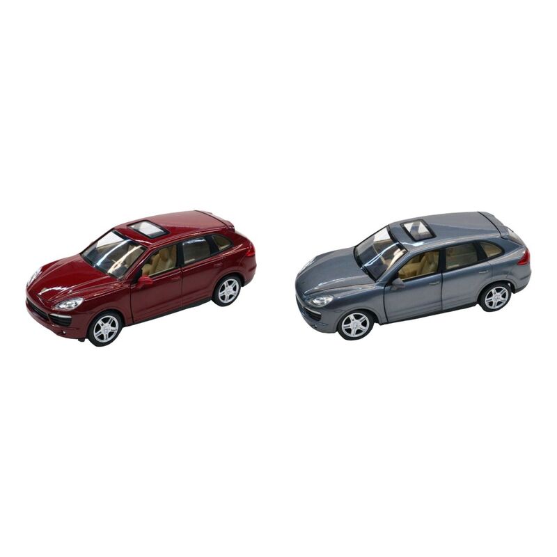 Metal Speed Zone Porsche Cayenne S 1.24 Scale Die Cast Model Car (Assorted - Includes 1)