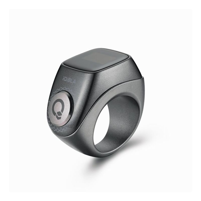 Iqibla Zikr Ring Flex Pro - Graphite Gray (18-20 mm)