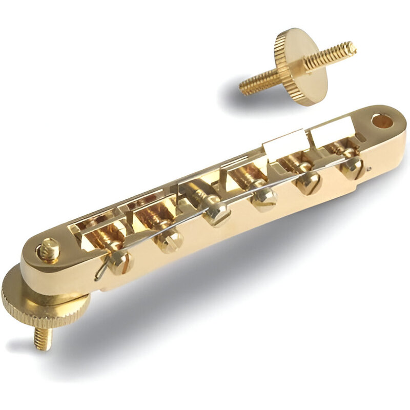 Gibson Accessories PBBR-020 ABR-1 Tune-O-Matic Bridge With Full Assembly - Gold
