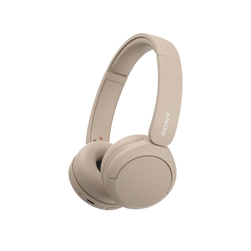 Sony WH-CH520/CZ Bluetooth On-Ear Headphones - Beige
