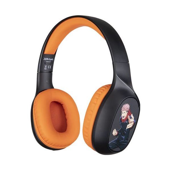Konix Jujutsu Kaisen Bluetooth Headset - Orange/Black