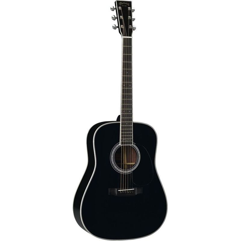 Martin Guitar D35JOHNNYCASH Johnny Cash Signature Model Acoustic - Dreadnought 14-Fret - Black - Include HardShell Case