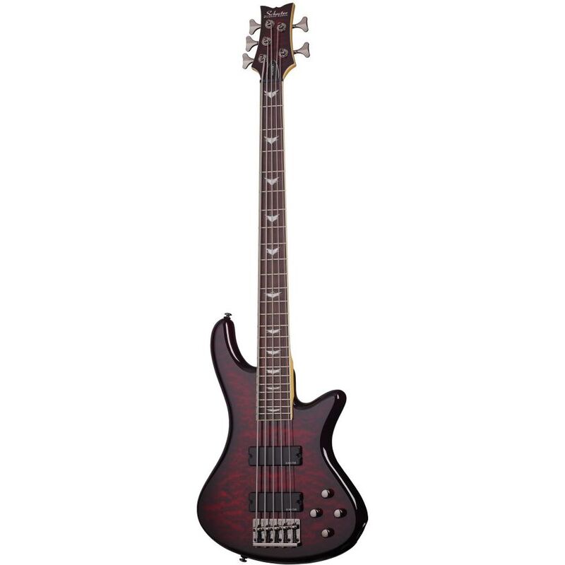 Schecter 2502 Electric Bass Stiletto Extreme-5 - Black Cherry (BCH)