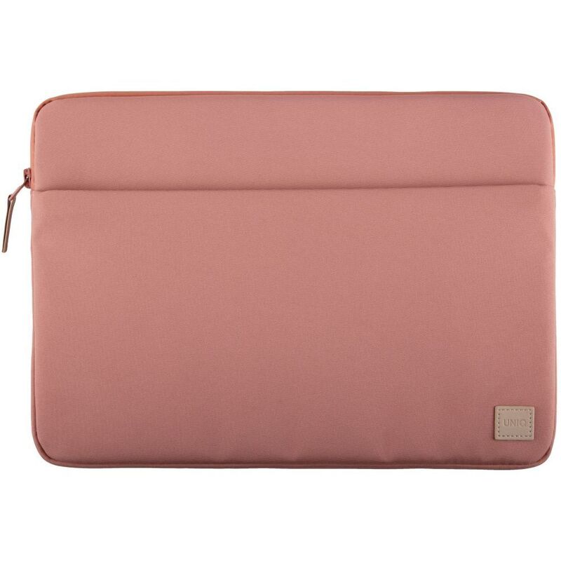 UNIQ Vienna Protective RPET Fabric Laptop Sleeve 14-inch - Peach Pink