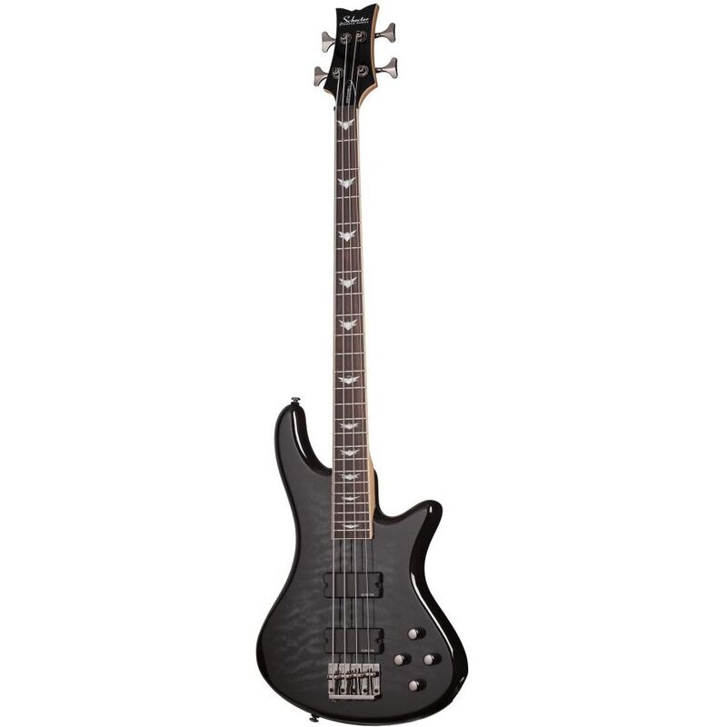 Schecter 2503 Electric Bass Stiletto Extreme-4 - See-Thru Black (STBLK)