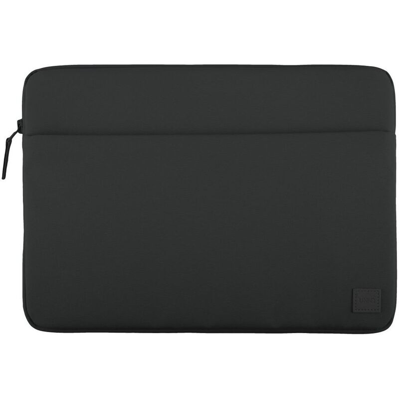 Uniq Vienna Protective RPET Fabric Laptop Sleeve 16-inch - Midnight Black