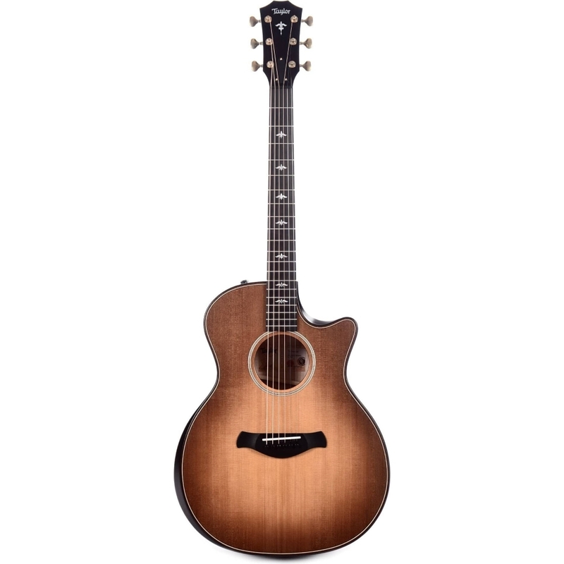 Taylor 614ce WHB Grand Auditorium Builder's Edition Acoustic-Electric Guitar Cutaway V Class Bracing - Wild Honey Burst - Includes Taylor Deluxe Ha...