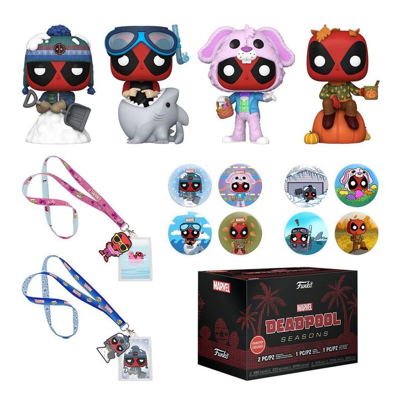 Funko Marvel Deadpool Seasons Gift Box FU74584 (Mystery Pack - Includes 1)