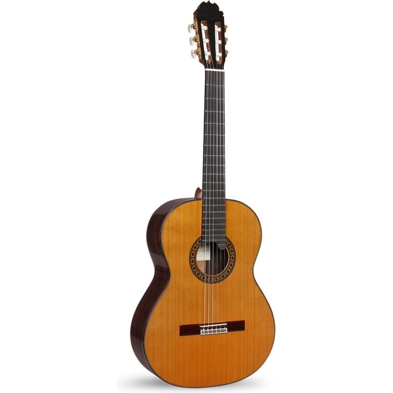 Alhambra 297 Classical Guitar Luthier India Montcabrer Signature guitars - Solid Indian Rosewood / Solid Cedar