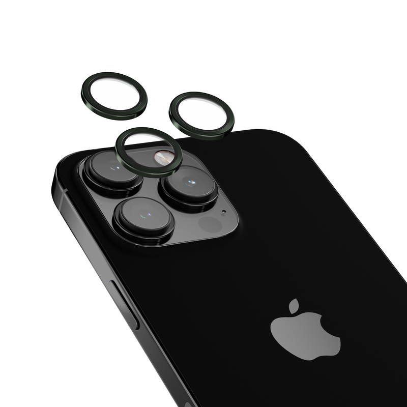 HYPHEN Camera Lens Protector for iPhone 15 Pro/Pro Max - Black